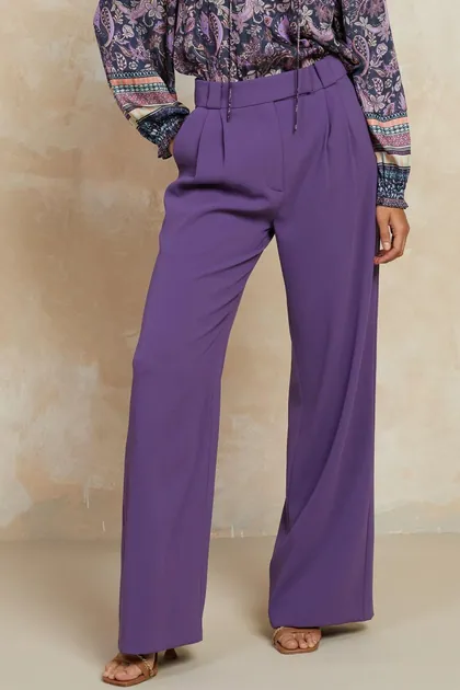 Smoky Purple Tailored Pants — pants & trousers from Pieces of a Dream