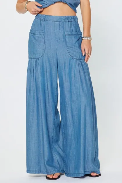 Wide-Leg Palazzo Pants — denim jeans & denim from Pieces of a Dream