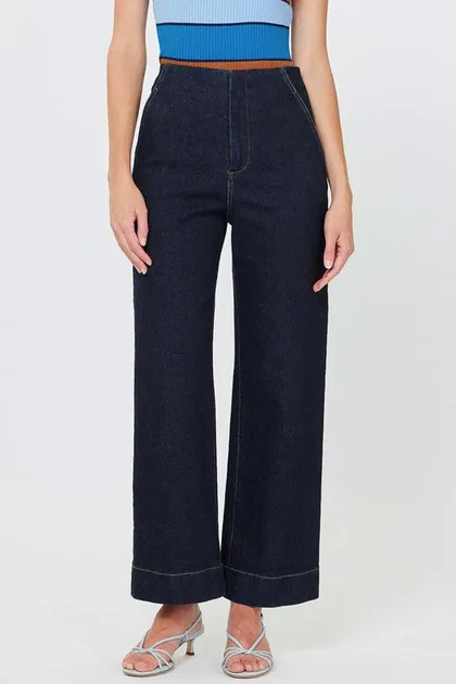 High-Rise Cropped Wide-Leg Jeans — jeans & denim from Pieces of a Dream