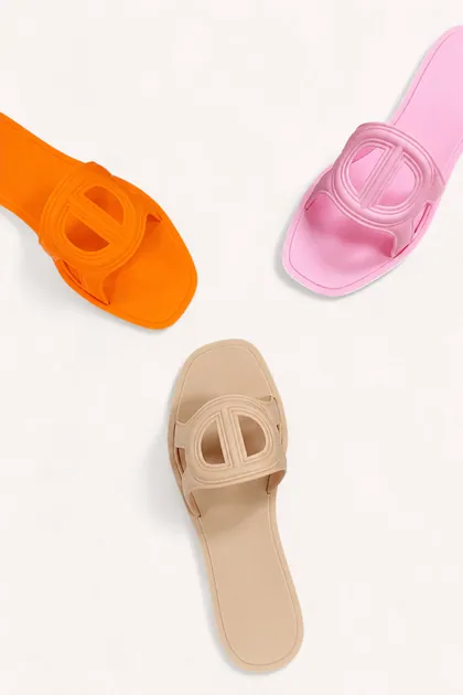 Sunset Pop Slide Sandals (3 Color Ways) — khaki shoes from Pieces of a Dream