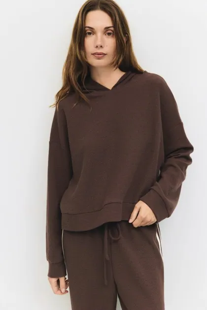 Effortlessly Cool Enzo Hoodie — brown sweaters & knits from Pieces of a Dream